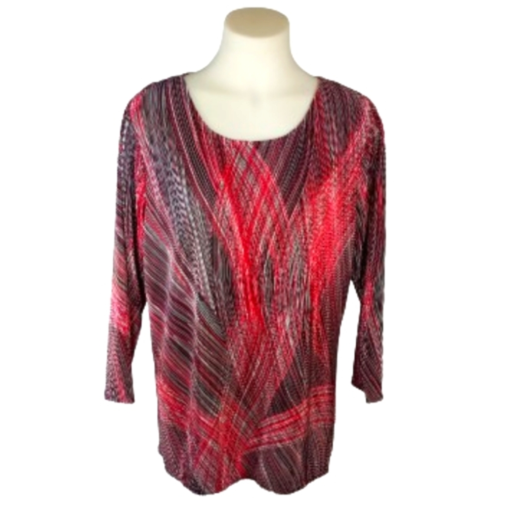 Prophecy Red Black Top Sz XL